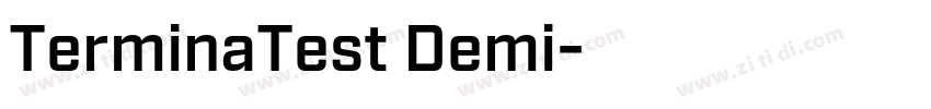 TerminaTest Demi字体转换